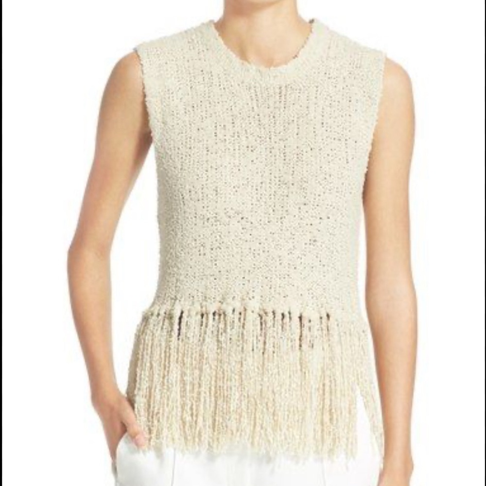 ALC Dylan Knit Fringe Top
